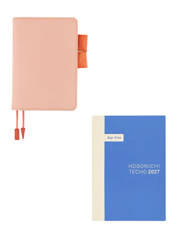 Hobonichi Techo 2027 Colors Airy Flamingo Cover Original Size A6 Polyester Planner Cover