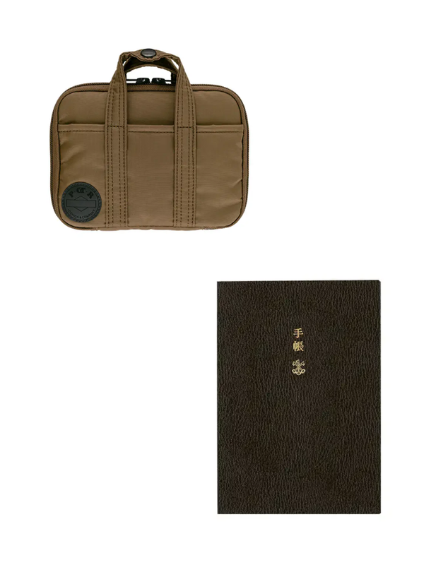Hobonichi Techo 2027 A6 Original Planner Cover POTR Stroll Light Brown Nylon Organizer