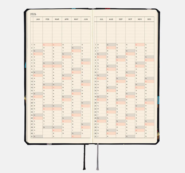 Hobonichi Techo 2026 Weeks Tie & Chief Happy Ice Cream Planner