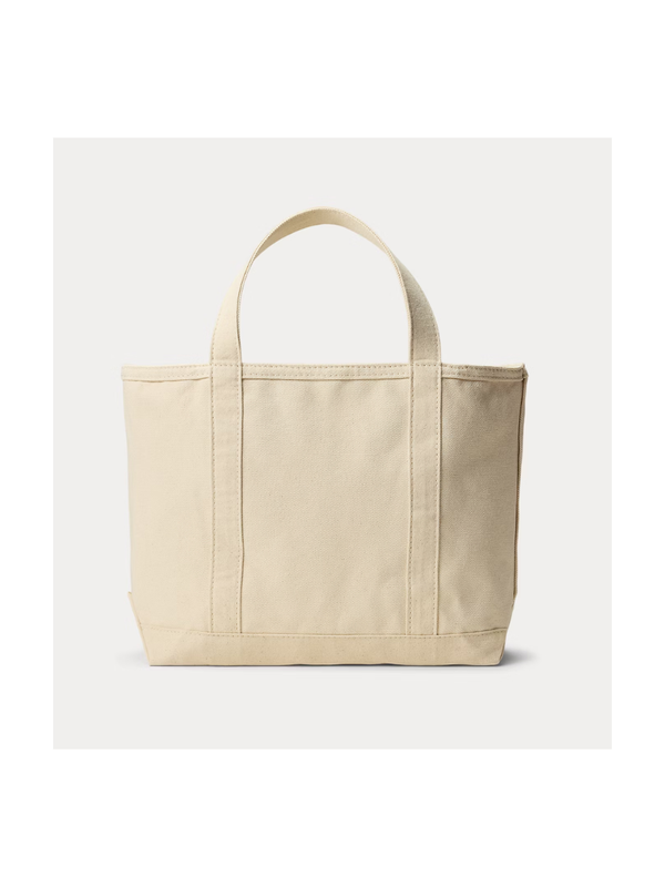 Ralph's Coffee Cotton Canvas Tote Bag with Embroidered Logo