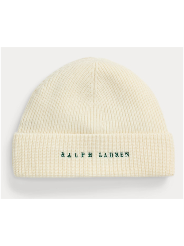 Ralph's Coffee Merino Wool Blend Beanie with Embroidered Logo