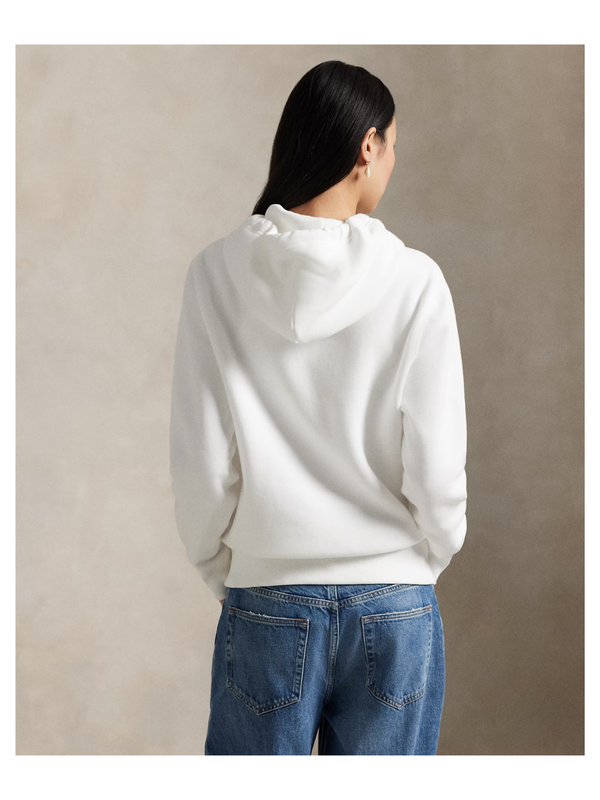 Ralph's Coffee Fleece Hoodie with Printed Logo