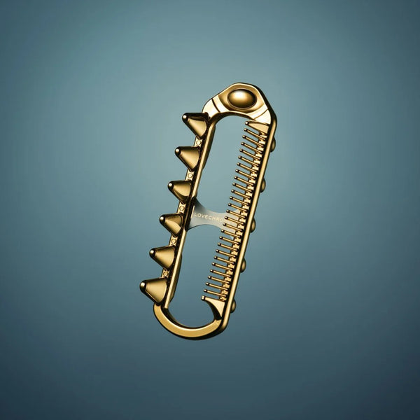 LOVECHROME K24GP Copaddle Gold Multifunctional Hair Comb