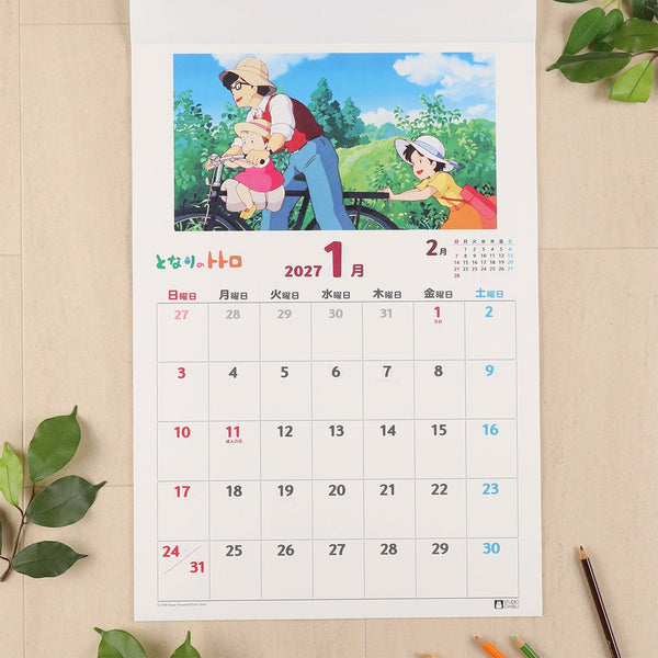 My Neighbor Totoro 2027 Wall Calendar – B3 Size