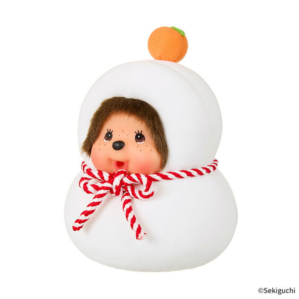 Sekiguchi Kagamimochi Monchhichi S Size 16cm New Year’s Decoration Plush Toy