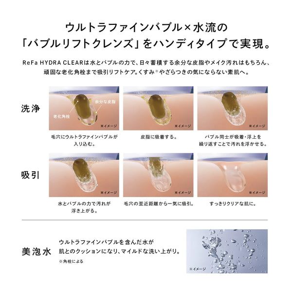 ReFa Hydra Clear Water and Bubble Facial Cleansing Device