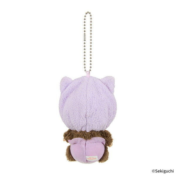 Sekiguchi Animal Babychichi SS Big Face Keychain Cat Plush Mascot