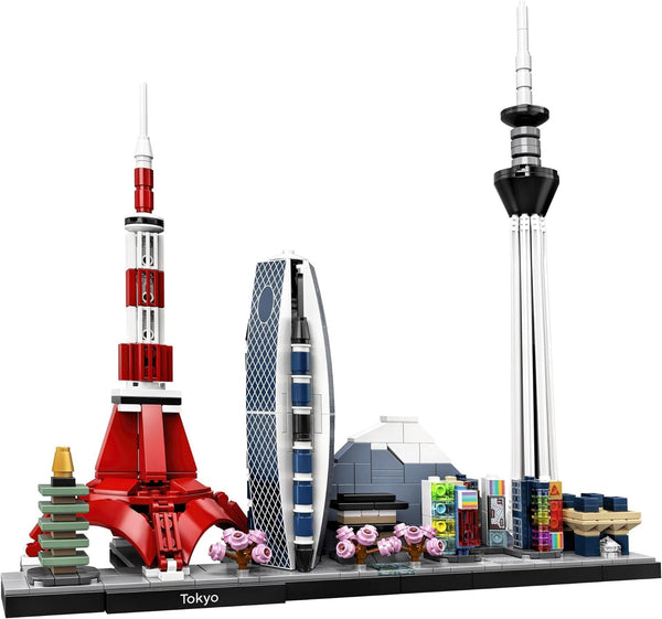LEGO Architecture Tokyo 21051 Set with Japan Exclusive Sakura Mini Set