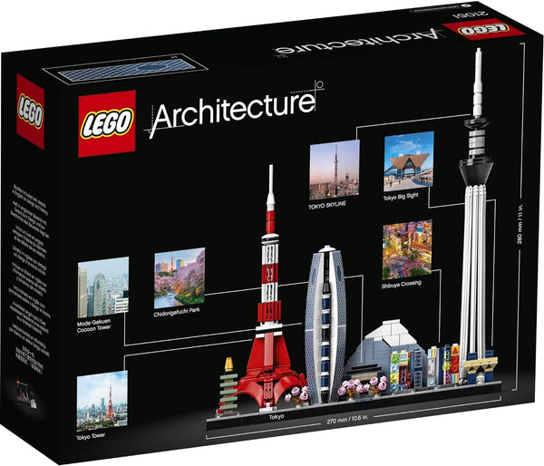 LEGO Architecture Tokyo 21051 Set with Japan Exclusive Sakura Mini Set