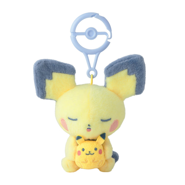 Pokemon Little Daydream Pichu Mascot Plush with Carabiner