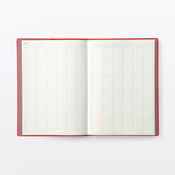 MUJI B6 Monthly and Weekly Planner December 2026 Start