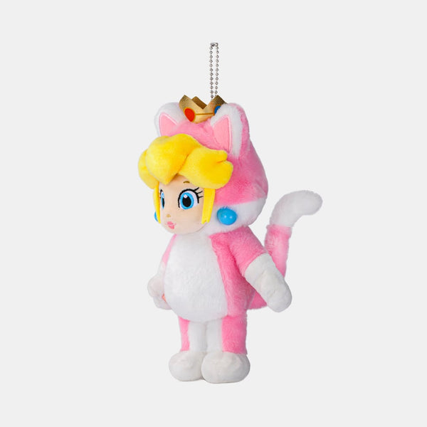 Super Mario Mascot Keychain – Cat Peach