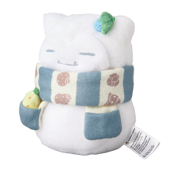 Pokemon Snorlax Snowman Plush Toy – Winter Holiday Edition