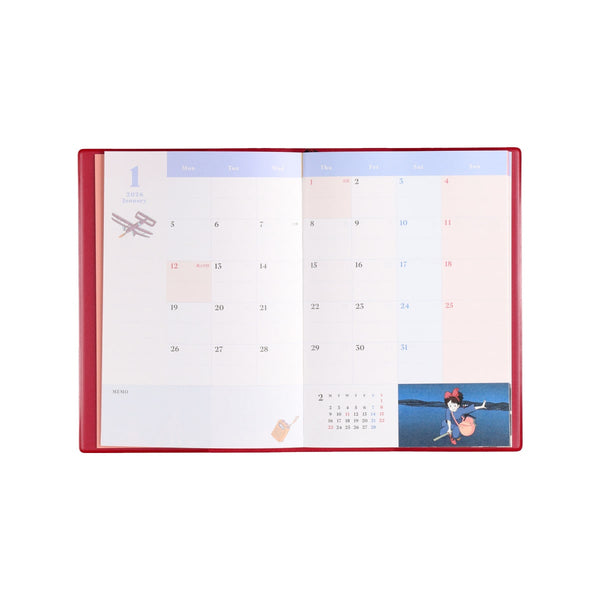 Kiki’s Delivery Service 2026 Planner – B6 Schedule Notebook with Gold Foil Cover