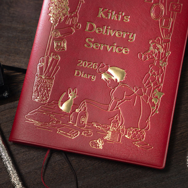 Kiki’s Delivery Service 2026 Planner – B6 Schedule Notebook with Gold Foil Cover