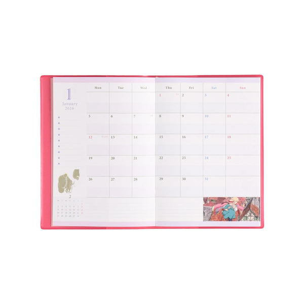 Howl's Moving Castle 2026 Planner – B6 Schedule Book
