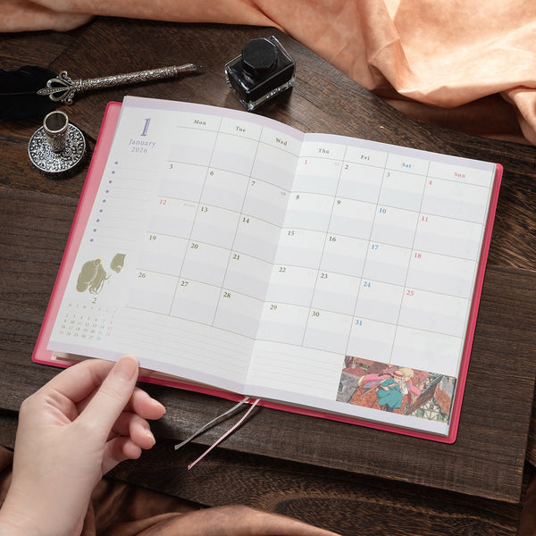 Howl's Moving Castle 2026 Planner – B6 Schedule Book