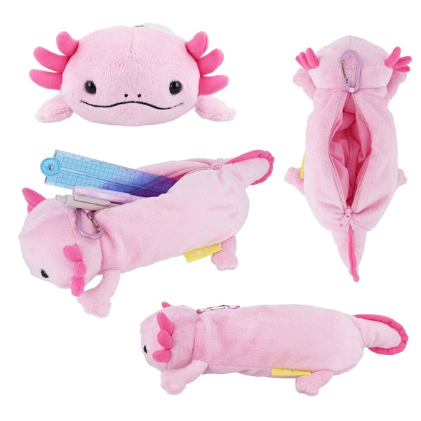 NuiMii 3 Plush Pencil Case Axolotl