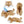Load image into Gallery viewer, NuiMii 3 Plush Pencil Case Shiba Inu
