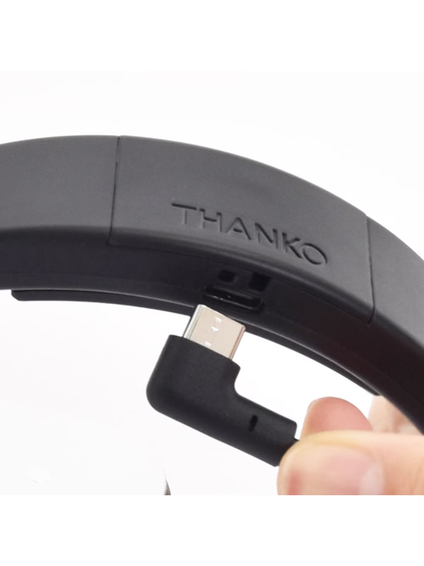 THANKO Neck Cooler Evo Wearable Neck Cooling Device with Battery White Black TK-NEMB3