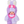 Load image into Gallery viewer, Monchhichi Shinako Collaboration Purple Plush Doll S Size
