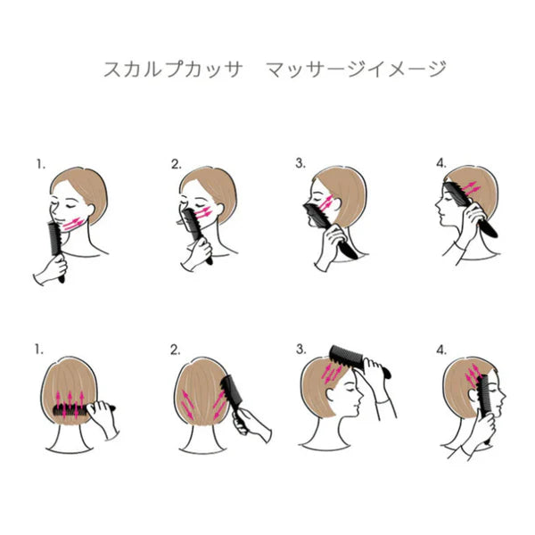 LOVECHROME K24GP Scalp Massage Rose Gold Hair Comb