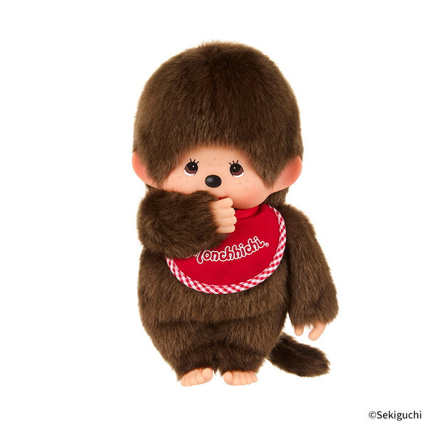 Sekiguchi Monchhichi Premium Standard Medium Brown Boy Plush Doll