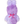 Load image into Gallery viewer, Monchhichi Shinako Collaboration Purple Plush Doll S Size
