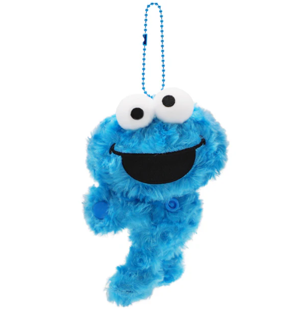 Sesame Street Cookie Monster Plush Keychain