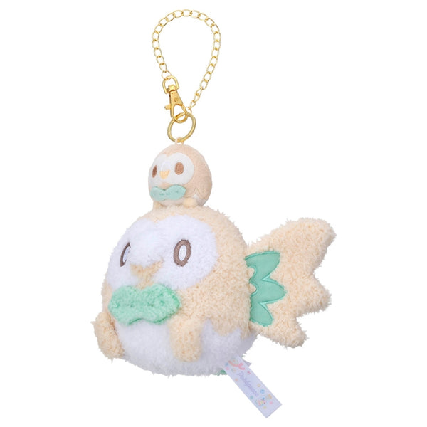 Pokemon PokePeace Rowlet Plush Mascot Keychain
