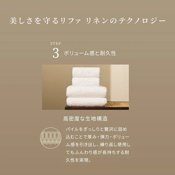 ReFa Hand Towel Gift Set with Shopper Bag