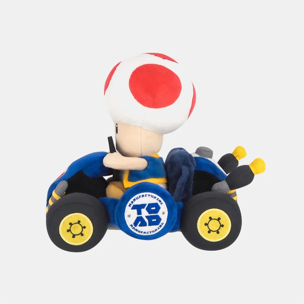 Mario Kart World Toad Plush Toy – Standard Kart Version