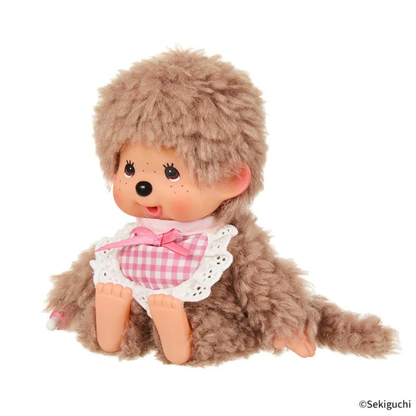Monchhichi Sweet Brown Plush Pink & Brown Set of 2