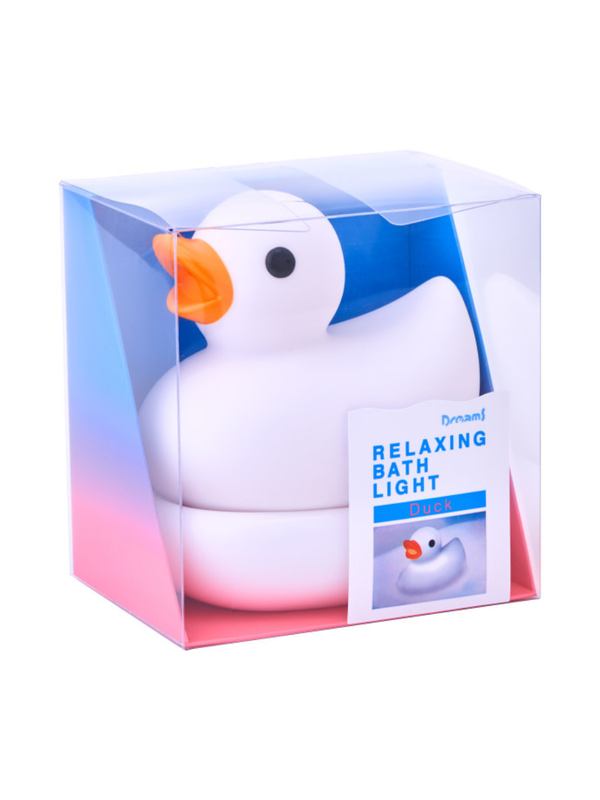 Relaxing Duck Bath Light White Waterproof LED Night Light