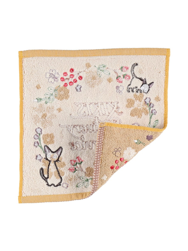 Kiki’s Delivery Service Mini Towel Sepia Flower Design