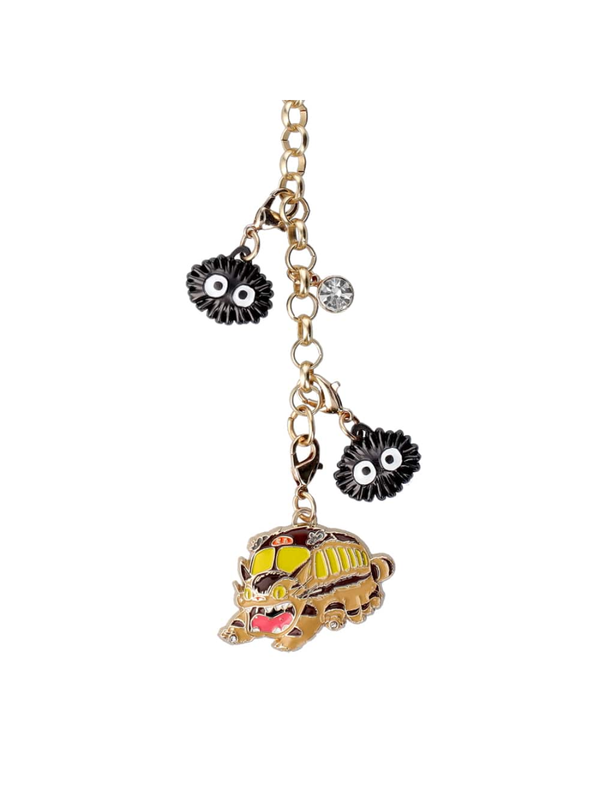 My Neighbor Totoro Catbus Metal Charm Keychain
