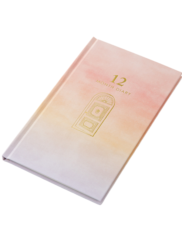 MIDORI 12 Month Continuous Diary - Pink (12898006)