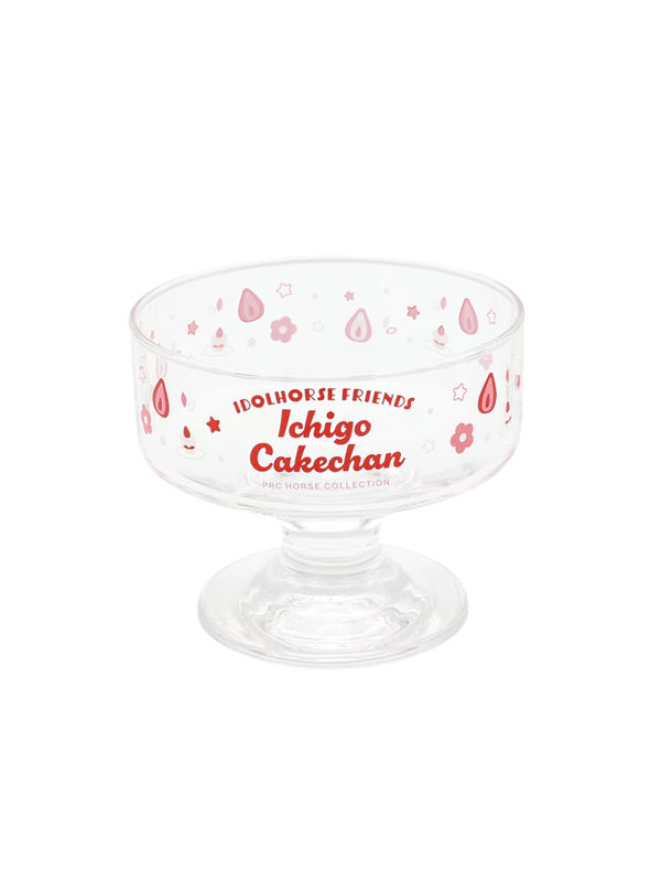 Idol Horse Friends Strawberry Cake Chan Parfait Glass Cup
