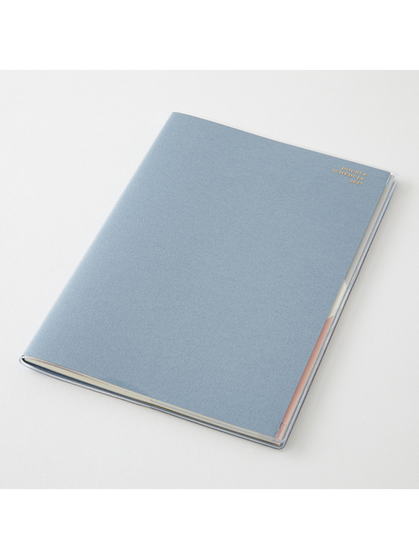 Midori 2027 B6 Double Schedule Monthly Diary Light Blue