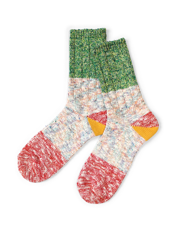 Kapital 60-strand heel 2-tone socks