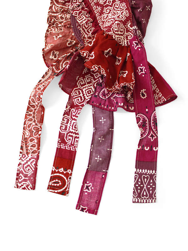 Kapital Bandana Patchwork Print FARMY Frill Hat