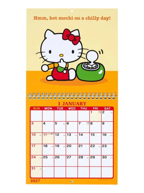 Sanrio Hello Kitty Wall Calendar M 2027