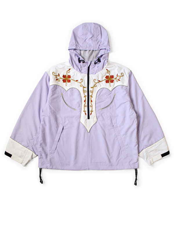 Kapital Nylon Taffeta 2TONE Tennessee Cactus Flower Parka Jacket