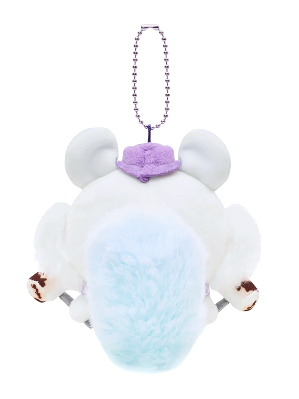 Chiikawa Pocket Picnic Style Momonga Mascot Plush Keychain