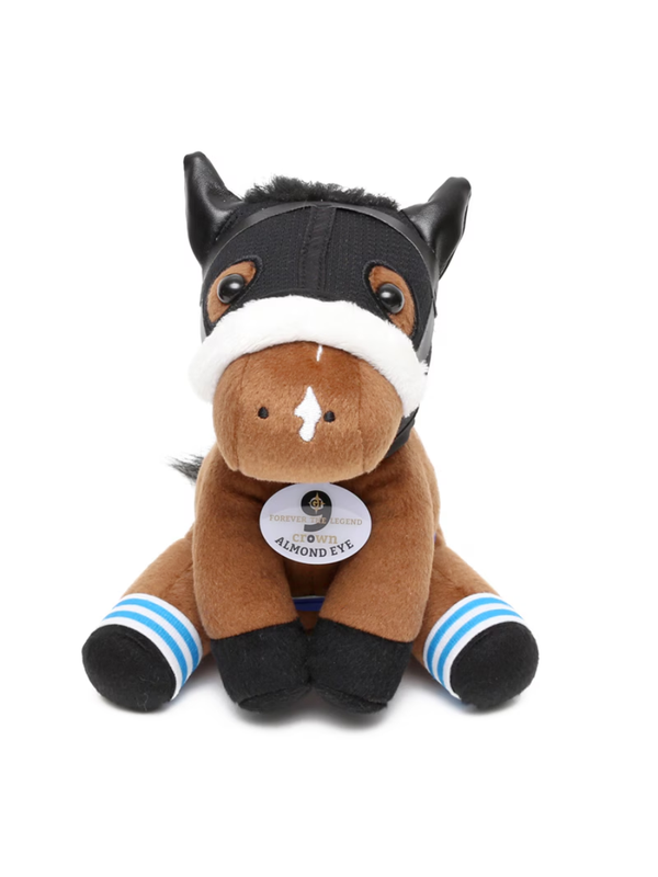Idol Horse Almond Eye Plush Toy M Size – 2020 Japan Cup Nine Crown Version Racehorse