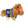 Load image into Gallery viewer, Thoroughbred Collection Agnes Digital Horse Mascot Plush Keychain
