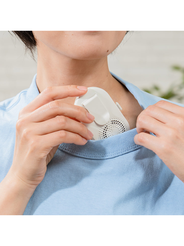 PRISMATE Hands-Free Collar Clip Fan