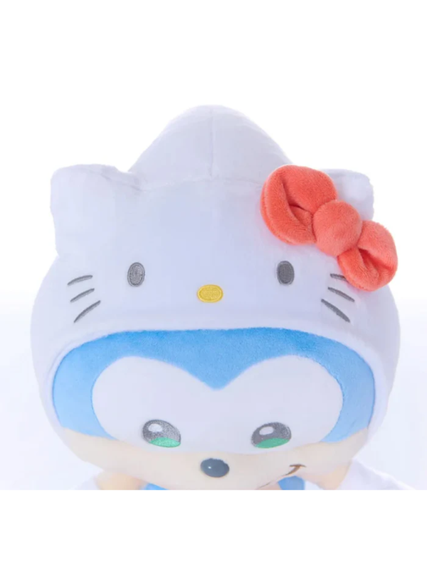 Sonic & Friends Sanrio Plush M Sonic x Hello Kitty
