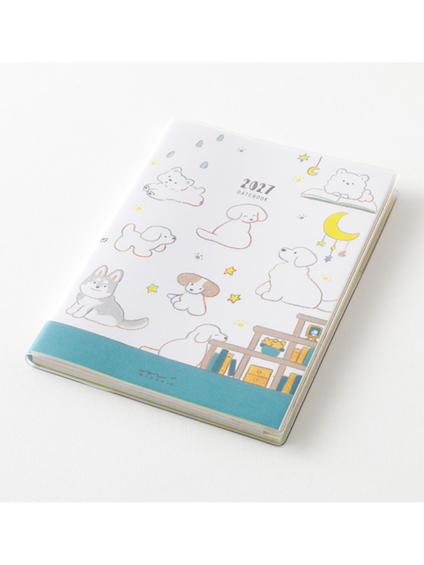 Midori 2027 A6 Dog Diary – Monthly & 2-Week Planner
