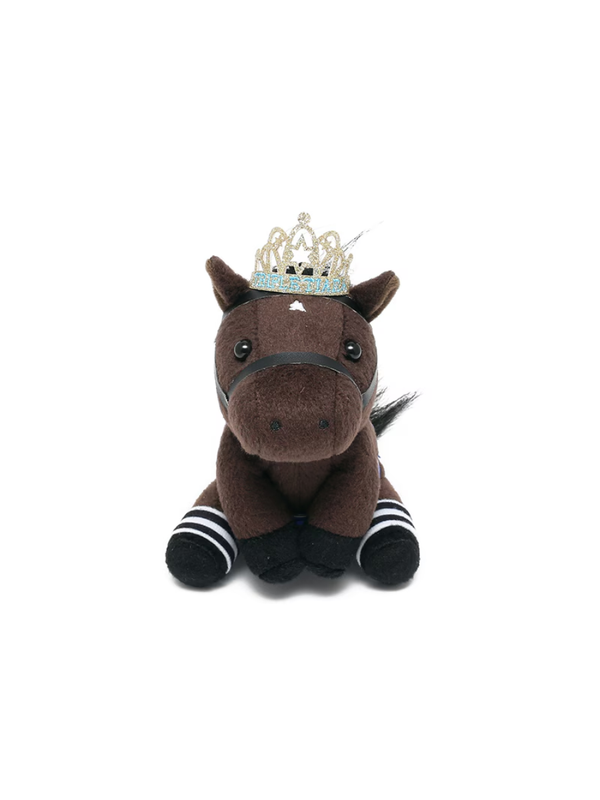 Idol Horse Daring Tact Plush Toy S Size with Ball Chain – 2020 Shuka Sho Triple Crown Version
